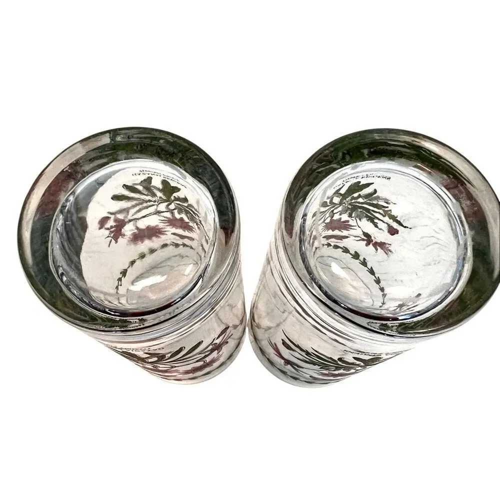 Set of Two 16 Oz Glassware Tumbler Botanic Garden by Portmeirion Glasses